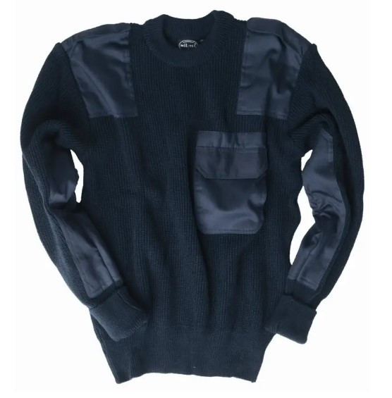 Светр Mil-Tec Pullover BW Polyacryl - Dark Blue 10803003.PeremogaUA