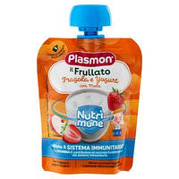 Пюре Plasmon Nutri Mune клубника, яблоко, йогурт 85гр