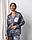 Жіноча піжама Nicoletta на ґудзиках дрібні написи, фото 2