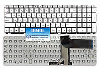 Клавиатура для ноутбука HP Pavilion 15-P, 15Z-P, 17-F, 17-P, 17-K, 15-K series, rus, white