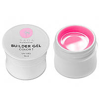 Гель для наращивания saga builder gel №07(ярко-розовый)