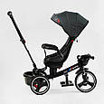 Триколісний велосипед-коляска BestTrike Oscar з поворотним сидінням 6390 — 64-793, прогумовані колеса, фото 4