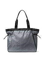 Городская сумка Victoria’s Secret Sport Cinch Tote, Серая с логотипом