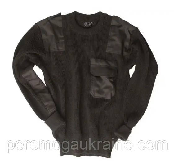 Джемпер Mil-Tec Pullover BW Polyacryl розмір 52 - Black 10803002-052