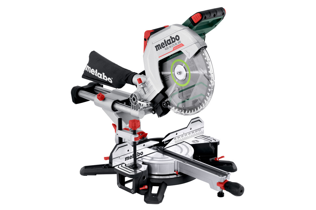 Акумуляторна торцювальна пила Metabo KGS 18 LTX BL 305,18V 2X8AH LIHD. Безкоштовна доставка по Україні!