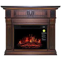 Каминокомплект ArtiFlame Beethoven АF23S махагон коричневый антик, со звуком (98 х 85 х 35 см)