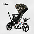 Триколісний велосипед коляска BestTrike Oscar з поворотним сидінням 6390 — 15-170, прогумовані колеса, фото 3