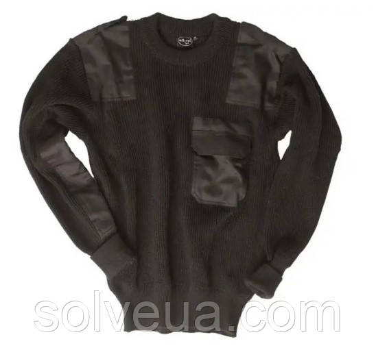 Светр Mil-Tec Pullover BW Polyacryl - Black 10803002.solve