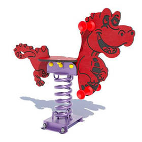 Дитяча гойдалка на пружині Дракон HDPE/HPL пластик