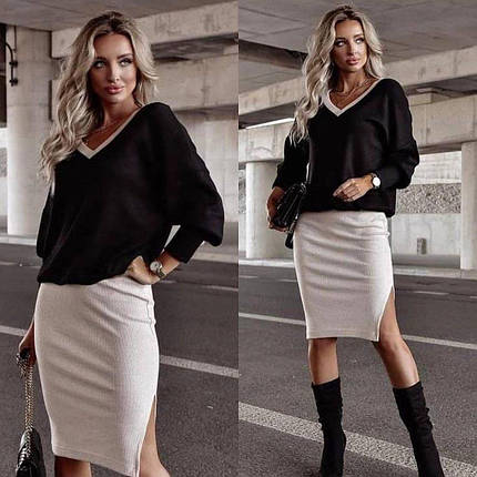 Жіночий костюм-двійка з ангори "Almo"| Норма, фото 1