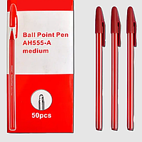 Ручка шариковая Ball Point Pen 555 красная