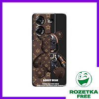 Чехол Tecno POVA 5 (LG7n) (Louis Vuitton Bear) / Чехлы для Техно Пова 5