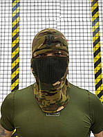 Армейская тактическая балаклава шапка мультикам, Маскировочный головной убор подшлемник
