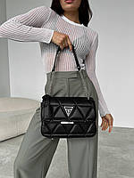 Женская сумка клатч Guess Zippy Black (черная) art000050 подарочная стильная сумочка на длинной цепочке cross
