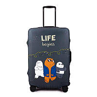 Чехол для чемодана Turister модель Life Begins S Разноцветный (LBg_166S)