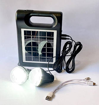 Сонячна зарядна станція ліхтар Power Bank Cclamp CL-12 30W