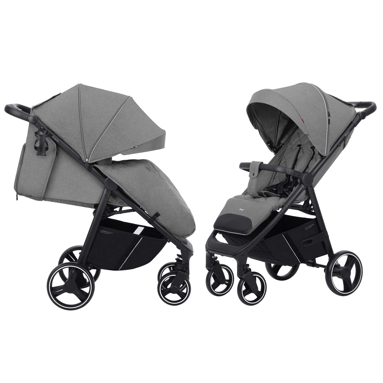 Коляска прогулянкова CARRELLO Bravo CRL-8512 Frost Grey москітка
