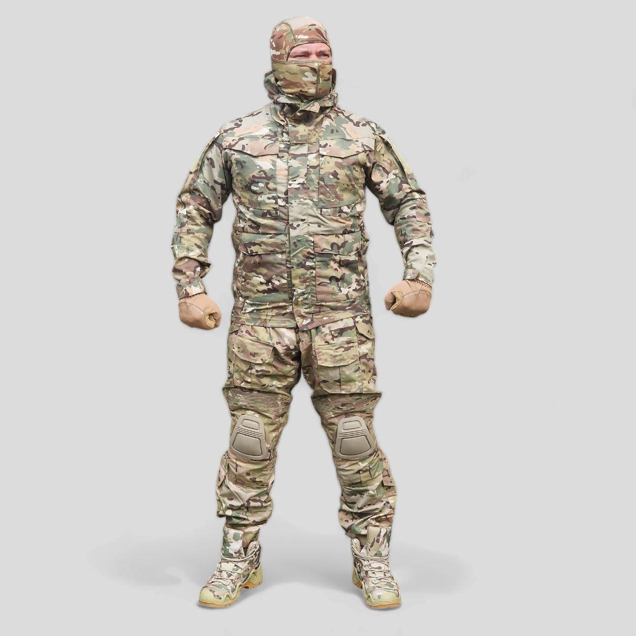 Демісезонний армійський костюм ріп-стоп з захистом на коліна
