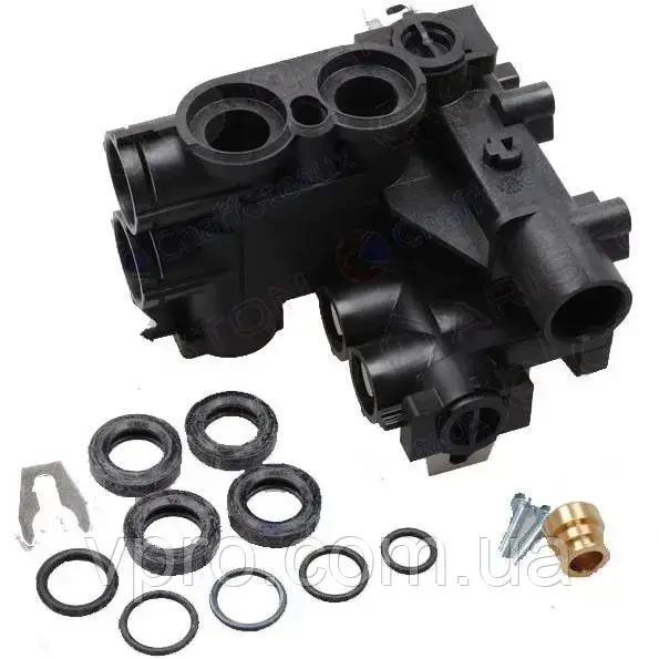 Гідравлічний вузол для котла (ліва група подавання) Clas, Genus, BS 65104312, 6002320, 6002319