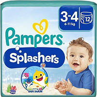 Подгузники-трусики для плаванья Pampers Splashers 6-11кг 12шт