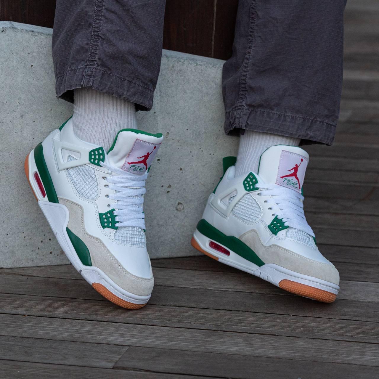 Jordans grey and green 2025