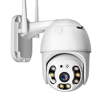 Камера видеонаблюдения уличная PTZ C05-4.0MP WiFi Outdoor Camera ICSEE 5MP Белый