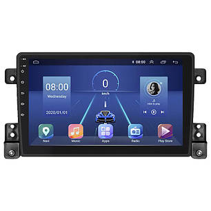 Штатна магнітола Lesko для Suzuki Grand Vitara III Рестайлінг 2 2012-2015 екран 9" 6/128Gb 4G Wi-Fi GPS Top, фото 1