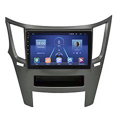 Штатна магнітола Lesko для Subaru Legacy V 2009-2012 екран 9" 6/128Gb 4G Wi-Fi GPS Top Субару Легасі