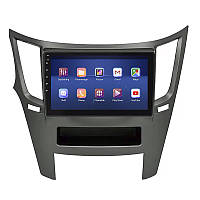 Штатная магнитола Lesko для Subaru Outback IV Рестайлинг 2012-2014 экран 9" 6/128Gb 4G Wi-Fi GPS Top Аутбек