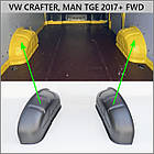 Захисні накладки на внутрішні колісні арки для VW Crafter II / MAN TGE 2017+ FWD передній привід /Фінляндія/