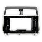 Рамка для штатної магнітоли Toyota Prado 2017+ перехідна рамка для автомагнітоли рамка авто туто, фото 4