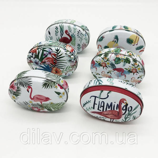 Металева коробка, пачка 6 штук 9*6.5*3