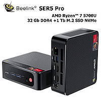 Beelink SER5 Pro Mini PC AMD Ryzen 7 5700U, 32GB+1TB