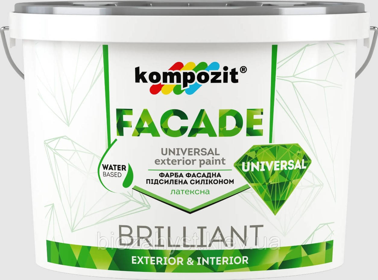 Фарба фасадна силіконова FACADE UNIVERSAL 1.4 кг