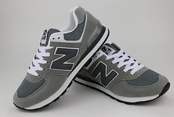 Кросівки сірі в стилі New Balance 574