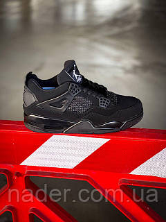 Nike Air Jordan 4 Retro Black Cat чоловічі кросівки, ціна