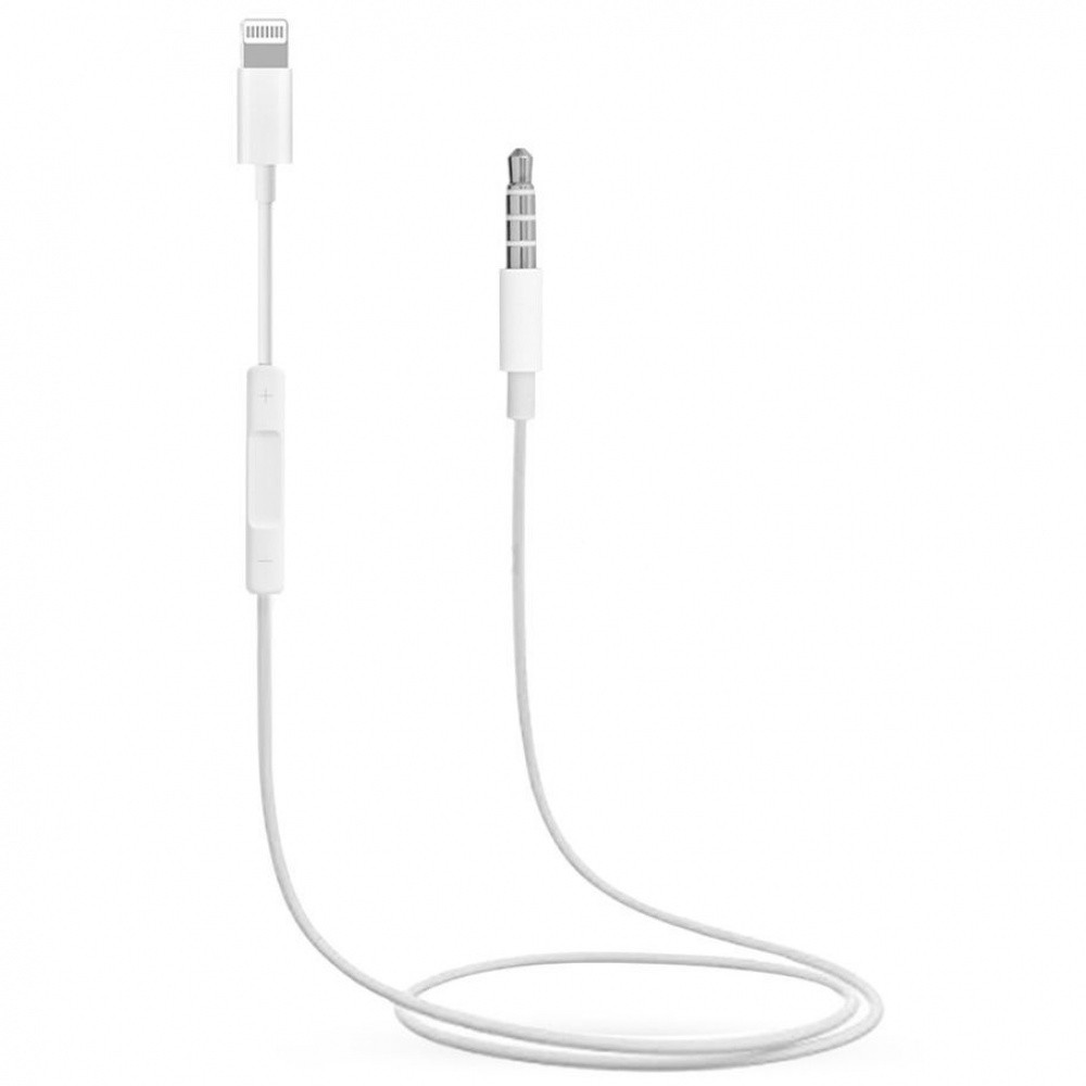 Перехідник Apple Lightning to 3.5mm AUX Audio Cable (1m) With Control