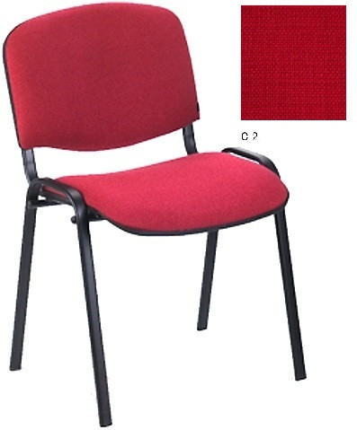 Стілець офісний ISO black С-2 (червоний), фото 1