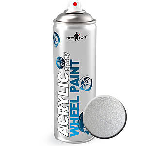 New Ton Емаль для автодисків Аерозоль 500 мл Срібляста акрилова металік надміцна
