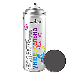 New Ton Емаль аерозольна універсальна глянсова RAL 7024 Темно-сірий 400 мл