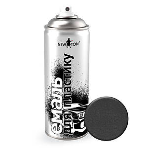 Нью Тон Фарба акрилова аерозольна для пластику Структурна Антрацит 400мл швидковисихаюча для бамперів