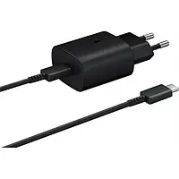 Сетевое зарядное устройство для телефона Samsung EP-TA800XBEGRU Black (Type C 1хUSB 3A 25W PD Wall Charger )