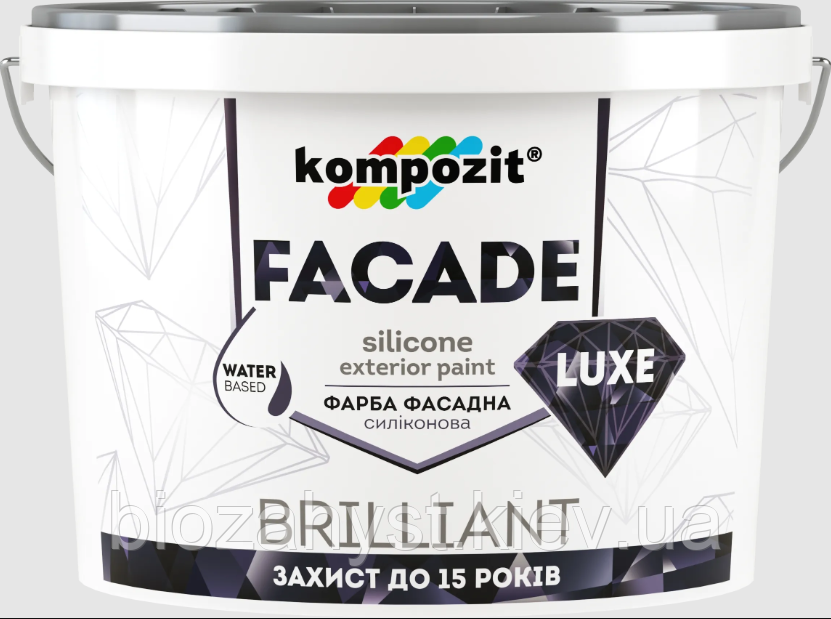 Фарба фасадна силіконова FACADE LUXE 14 кг