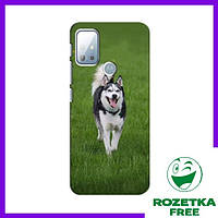 Чехол Хаски для Motorola MOTO G30 / Чохлы с собакой на Моторола Мото джи30