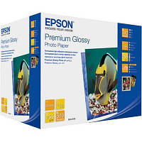 Оригінал! Фотобумага Epson 13x18 Premium gloss Photo (C13S042199) | T2TV.com.ua