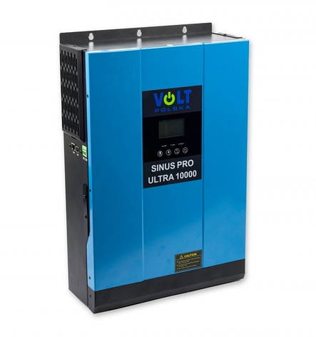 Сонячний інвертор перетворювач Voltpolska SINUS PRO ULTRA 10000 48/230В (5/10 кВт) + 80A MPPT (145В), фото 1
