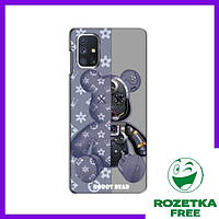 Чехол с картинкой на Samsung Galaxy M51 (медвежонок Луи Виттон) / Чехлы на Самсунг Галакси М51