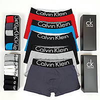 Мужские боксеры и носки 5шт+9пар Calvin Klein. Нижнее белье мужское и низкие носки Кельвин Кляйн комплект