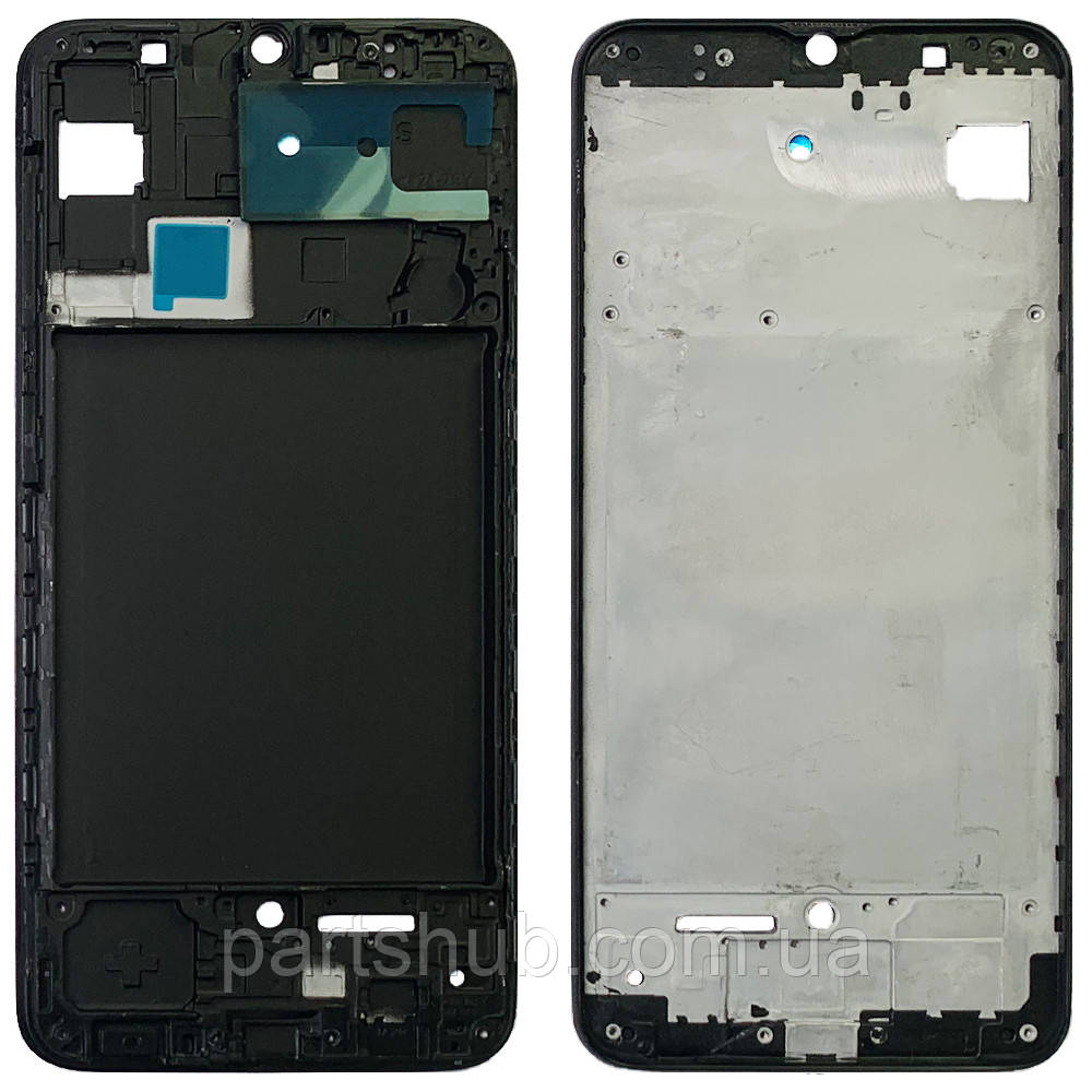 Рамка дисплея Samsung Galaxy A30s 2019 A307F (чорна), фото 1