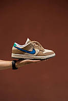 Мужские кроссовки Nike Dunk Low Dark Driftwood (коричневые) стильные красивые молодежные кроссы 0796 cross